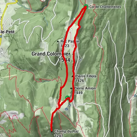 Wanderung: Kammstrecke Grand Colombier