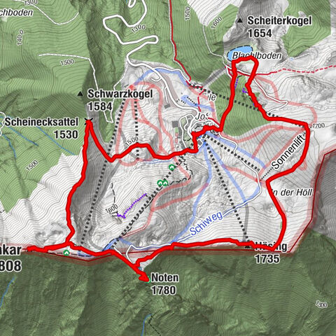 HOCHKAR Parkplatz Blachlboden Leckerplan Geischlägerhaus Hochkar Scheinecksttl. ret. 23.08.2018