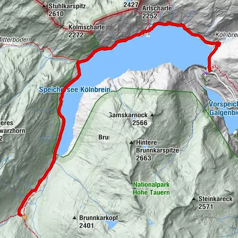 Wanderung zur Osnabrückerhütte (2 022 m)