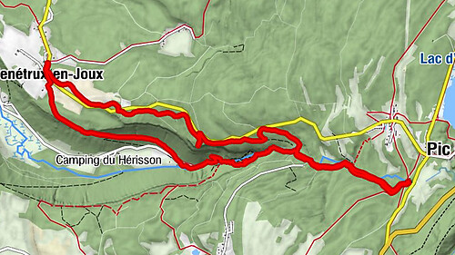 Die 7 Wasserfälle des Hérisson