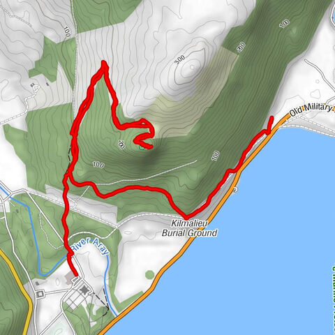 Von Inverary Castle über Dun na Cuaiche zum Loch Fyne