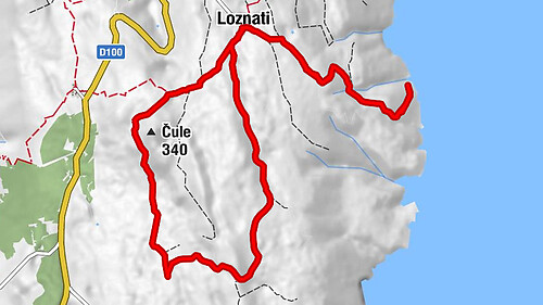 Loznati - Beach Runde