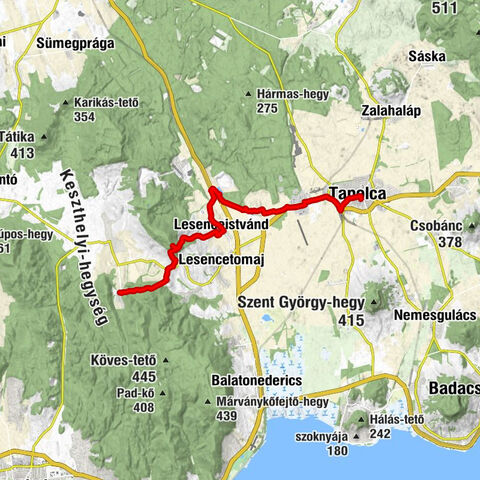 OKT-025-026 Vállus-Tapolca