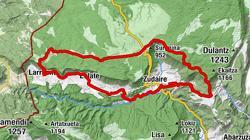 Tour der Améscoas - Camping Artaza Route 7