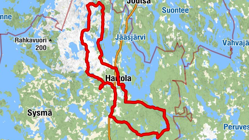 Königliche Fahrradtour, Hartola