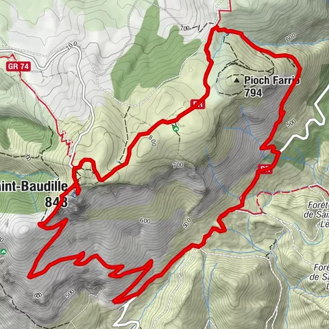 WANDERUNG MONT SAINT-BAUDILLE