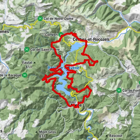 WANDERUNG DER RUNDE UM DEN SEE MONTS D’ORB - GR® DE PAYS ENTRE 2 LACS AVÈNE – SALAGOU