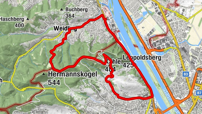 Wienerwald Weidling - Nußdorf