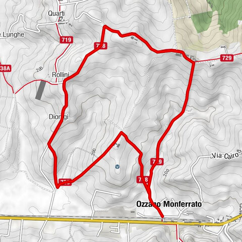 Sentiero panorami e ciminiere di Ozzano - Sentiero 738 in camminata