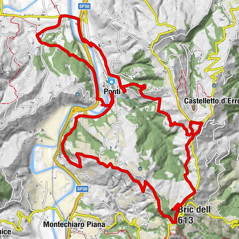 Sentiero delle Chiese Campestri - Sentiero 571 in mountain bike