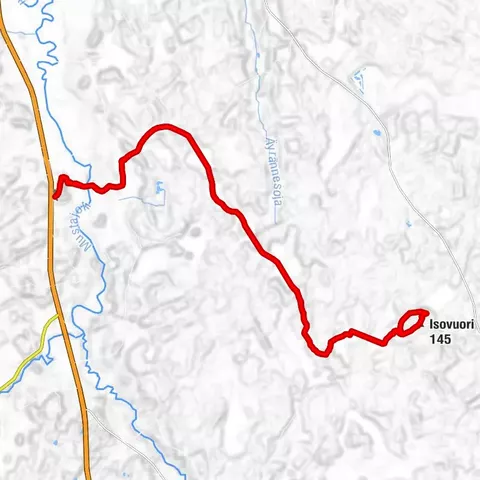 Keskikylä-Pirunpesä Route