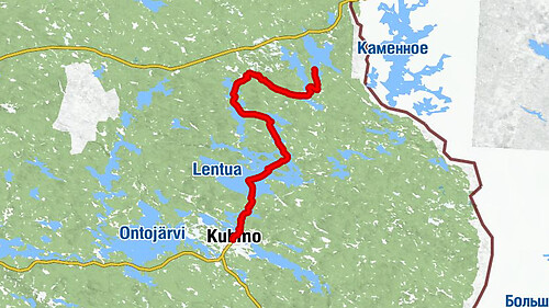 The Kainuu Tar Route's waterway / Stage 1: Änätti - Kuhmo, 70 km
