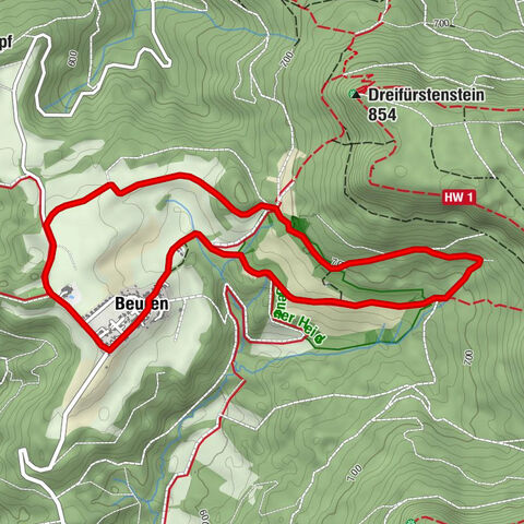 Heideweg-Tour in Hechingen