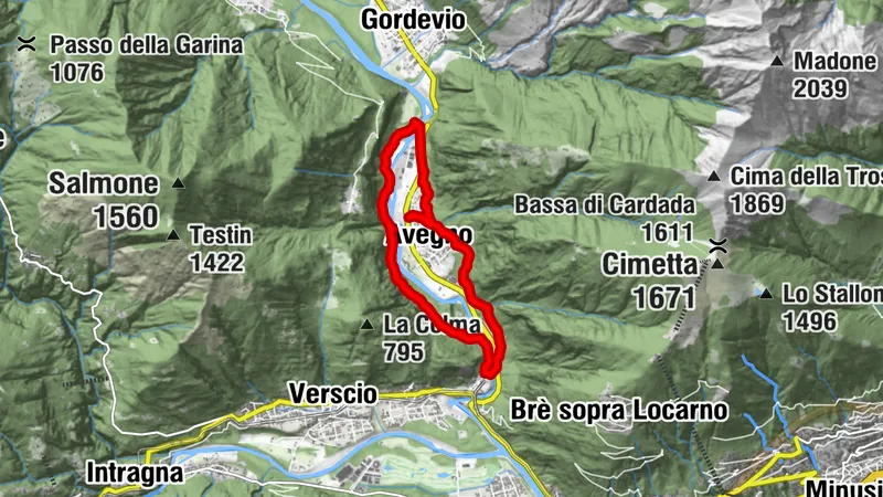 Avegno-Ponte Brolla-Avegno