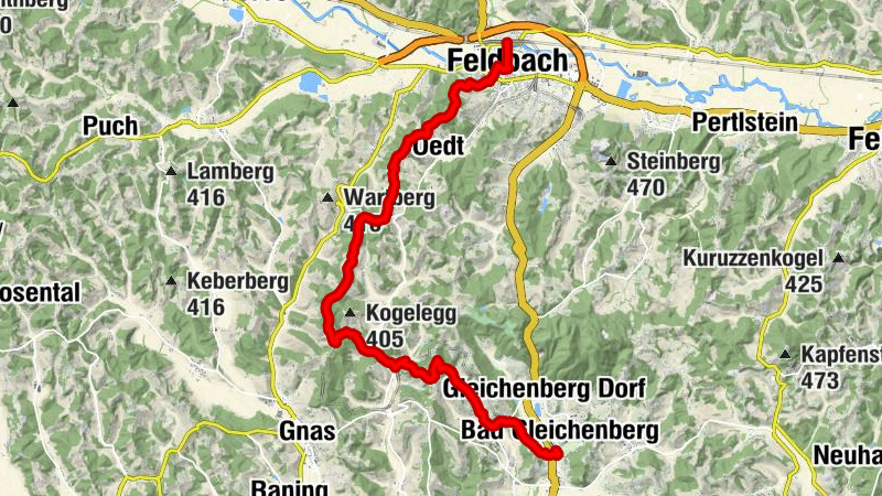 Bahnwanderweg Bad Gleichenberg