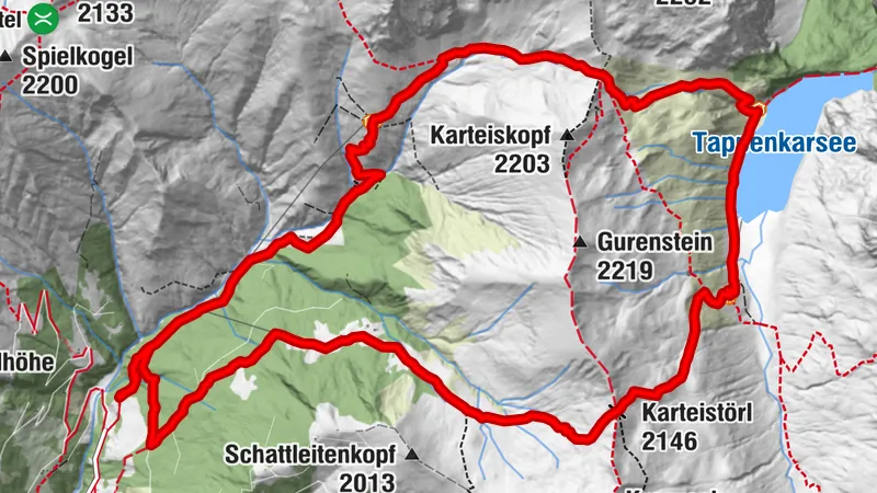 Hüttschlag: Karteistörl - Tappenkarsee - Draugsteintörl - Draugsteinalmen