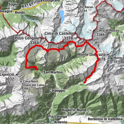 Sentiero Roma im Val Masino