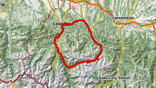 SCHWERE COL DU TOURMALET ÜBER BAGNERES