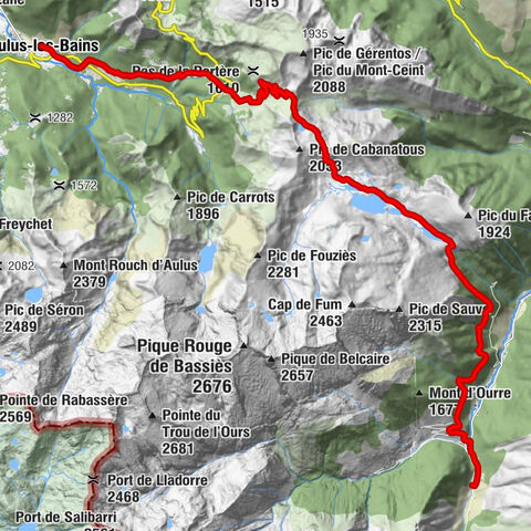 GR10 Pyrenäenweg Etappe 38
