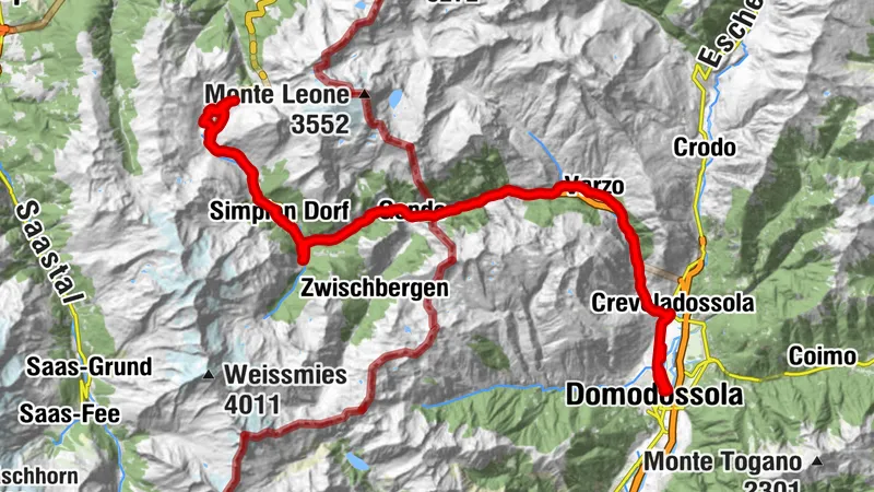 Historische Bergwege | Simplonstraße