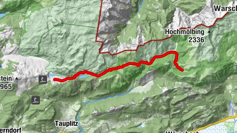 Etappe 05 Vom Gletscher zum Wein Nordroute Tauplitzalm - Hochmölbinghütte