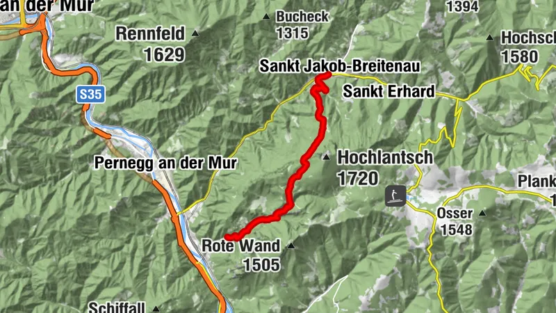 Bärenschützklamm nach Breitenau, Mixnitz