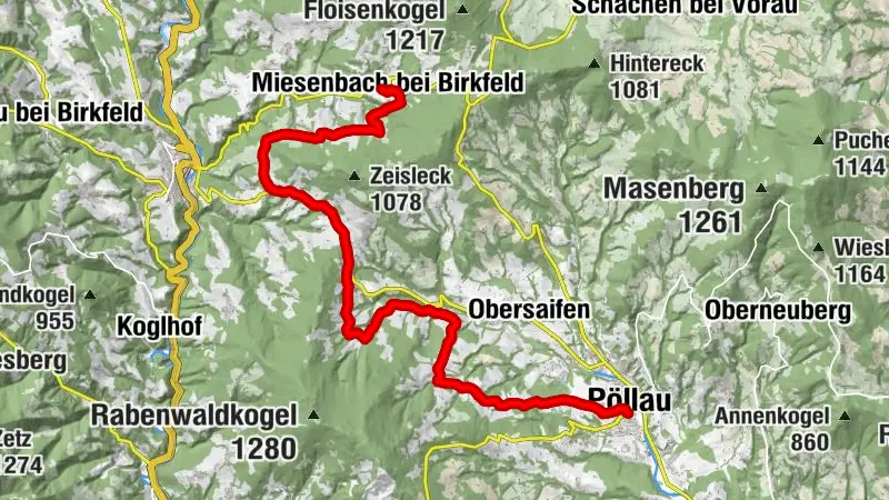 Der große Jogl - Anbindung Pöllau - Miesenbach