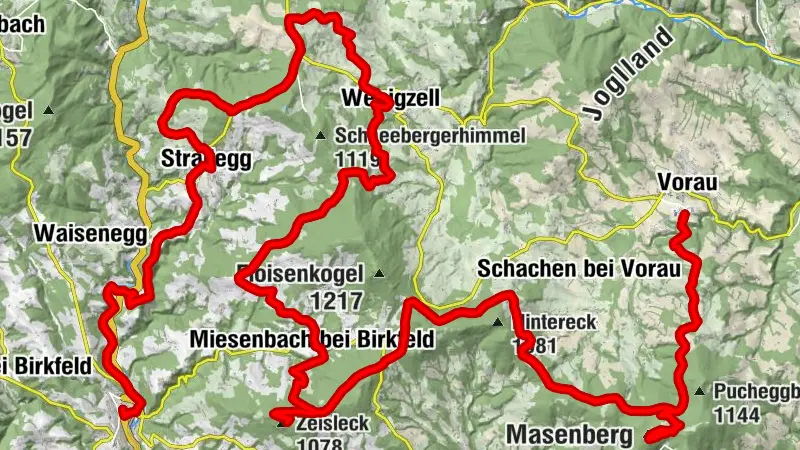 Der große Jogl - Etappe Birkfeld - Vorau