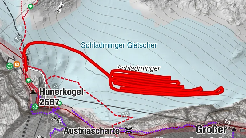 Dachstein Gletscher - Ramsauer Loipe