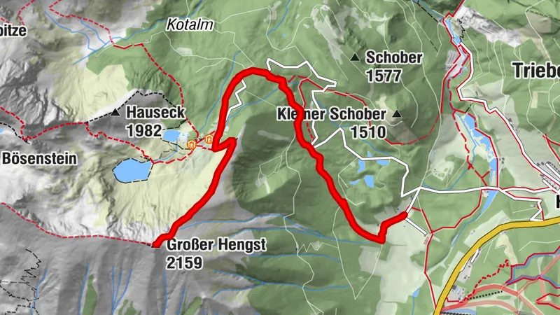 Skitour Großer Hengst, der weiße Riese