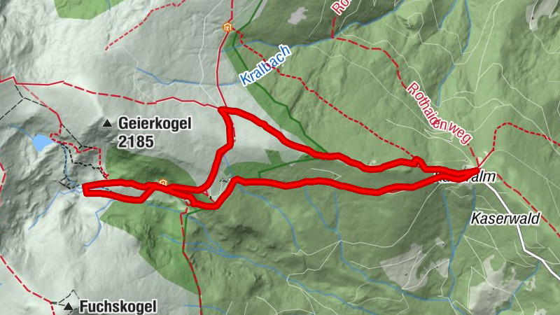 Schneeschuhwanderung - Lavantursprung von der Waldheimhütte