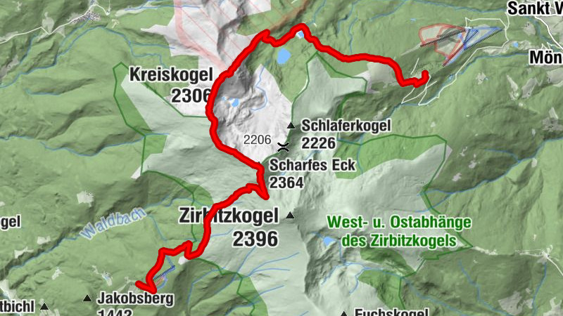 Tag 1, Große Zirbitzkogelrunde