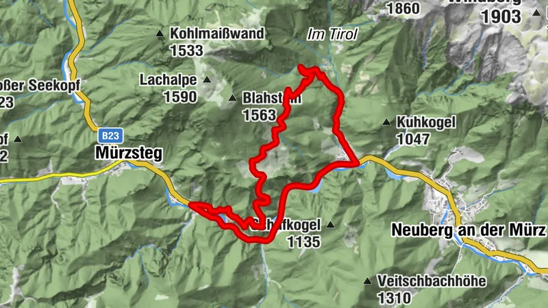 BergRadlRunde Falkensteinalm