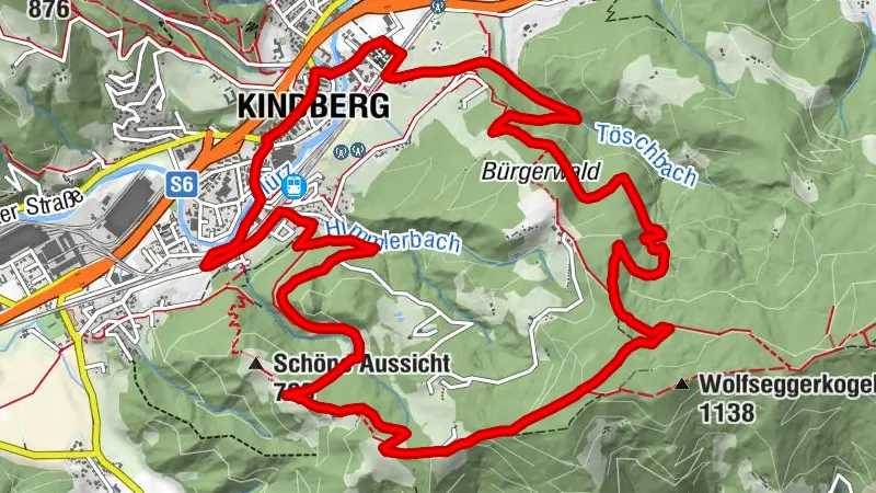 K2 - Suppenberg-Tour (Mountainbikestrecke Kindberg