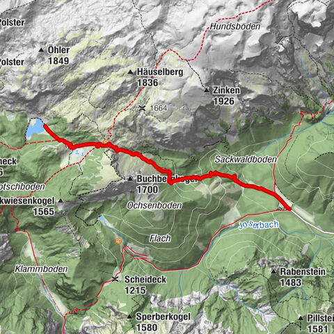 Vom Bodenbauer zum Sackwiesensee