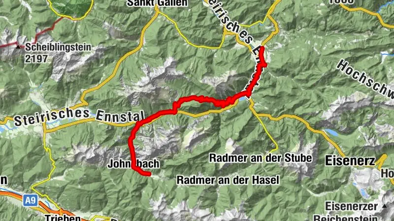 Etappe 06 Trans Nationalpark Mooslandl - Johnsbach