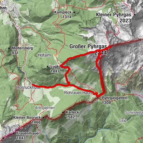 Von der Bosruckhütte auf den Großen Pyhrgas