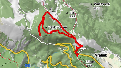 Vratnik Rundweg Kroatien