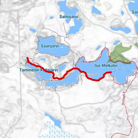 Hämeen Ilvesreitti Kaitajärvi - Iso-Melkutin 6 km