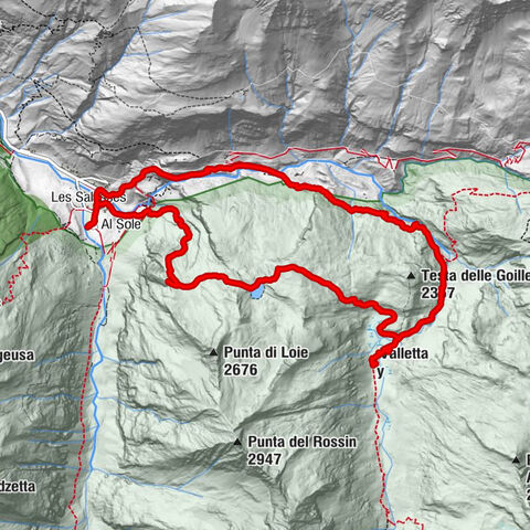 Lillaz - Lago delle Loie - Val Bardoney - Lillaz