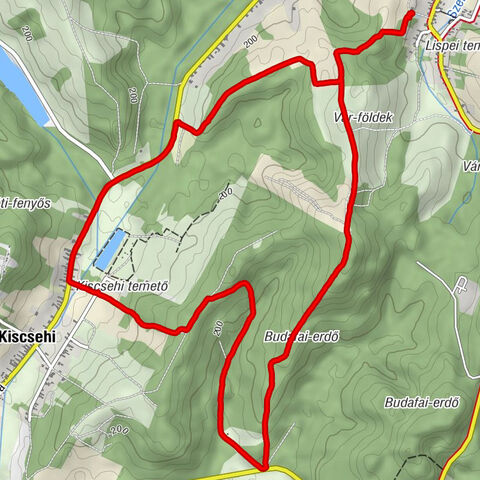 Liebeszentadorján - Budafa -  Kiscsahi -  Lispeszentadorján kör