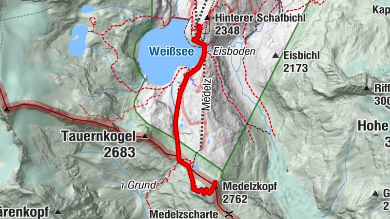 Gipfelwanderung zum Medelzkopf