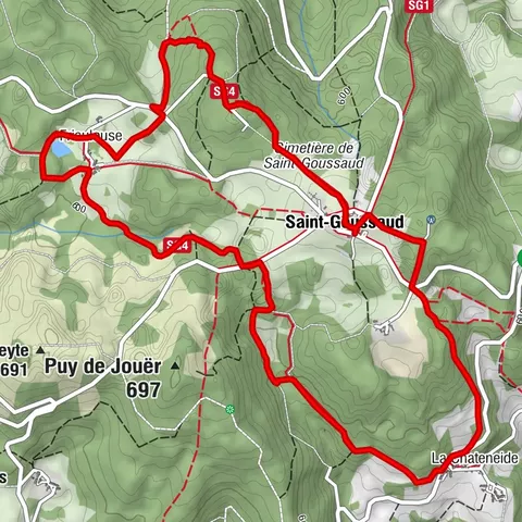 Circuit pédestre n°SG4 Le bois de Roche
