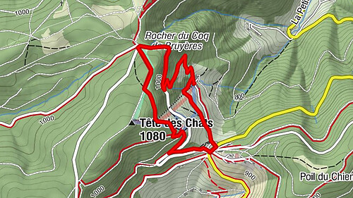Spaziergang Farm-Auberge Graine Johé "Spaziergang zwischen zwei Tälern"