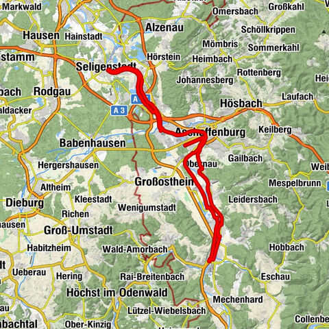 Obernburger Stern - Die Park-Schloss-Kloster-Route