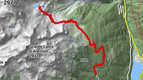 Le lac de Belledonne