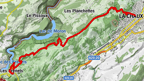 La Chaux-de-Fonds - Châlet Aster - Gros Crêt - Les Brenets