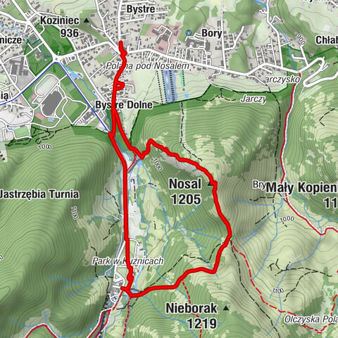 Zakopane - Nosal - Zajazd Górski Kuźnice - Yurtabar