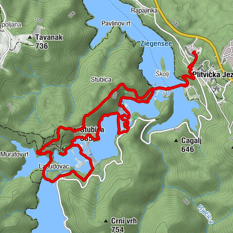 Plitvička Jezera - Kozjački slapovi - Stubica