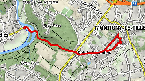 Église Saint-Martin - Le Moulin - Montigny-le-Tilleul - Col de Landelies